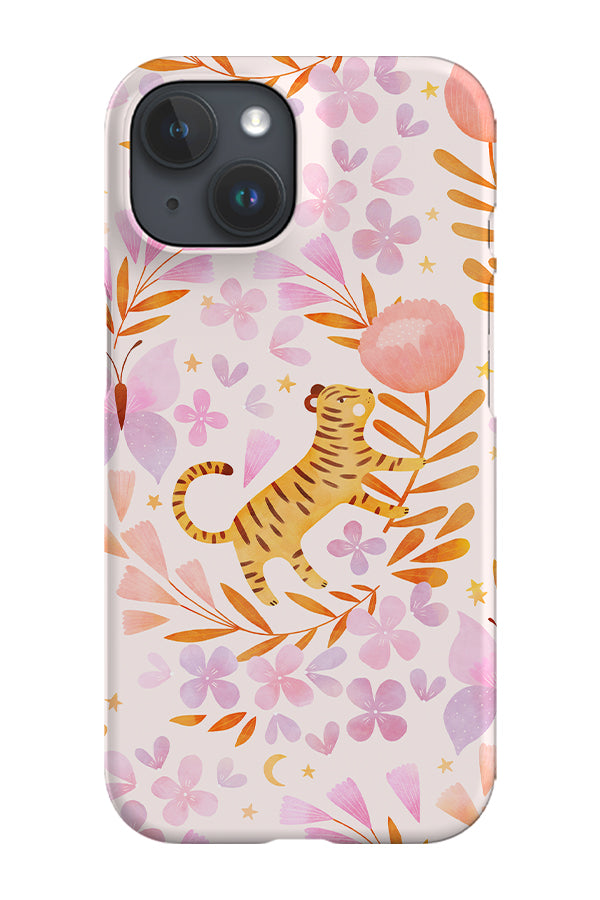 Tiger Romance by Tati Abaure Phone Case (Pink) | Harper & Blake