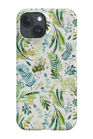 Tuscany Leaves By Ninola Design Phone Case (Green) | Harper & Blake