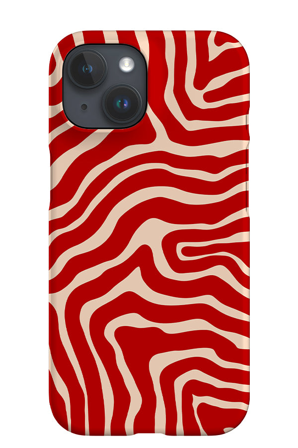 Water iPhone Phone Case (Red) | Harper & Blake