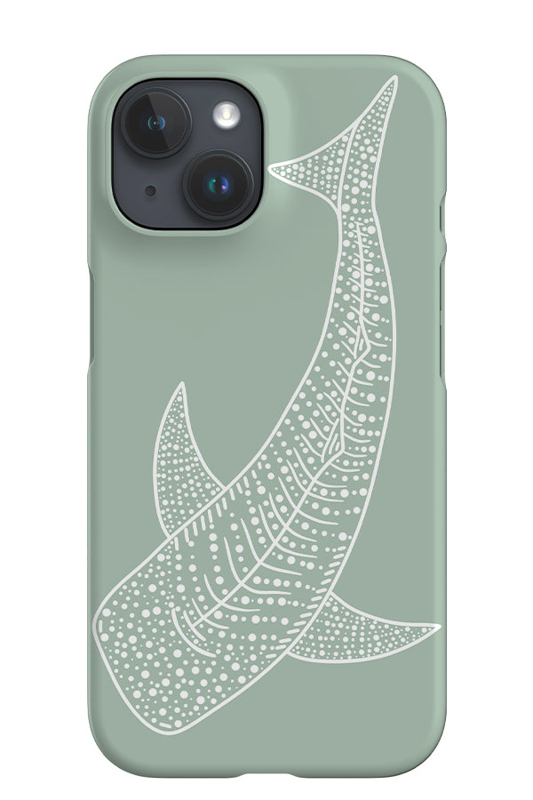 Whale Shark iPhone Phone Case (Mint) | Harper & Blake