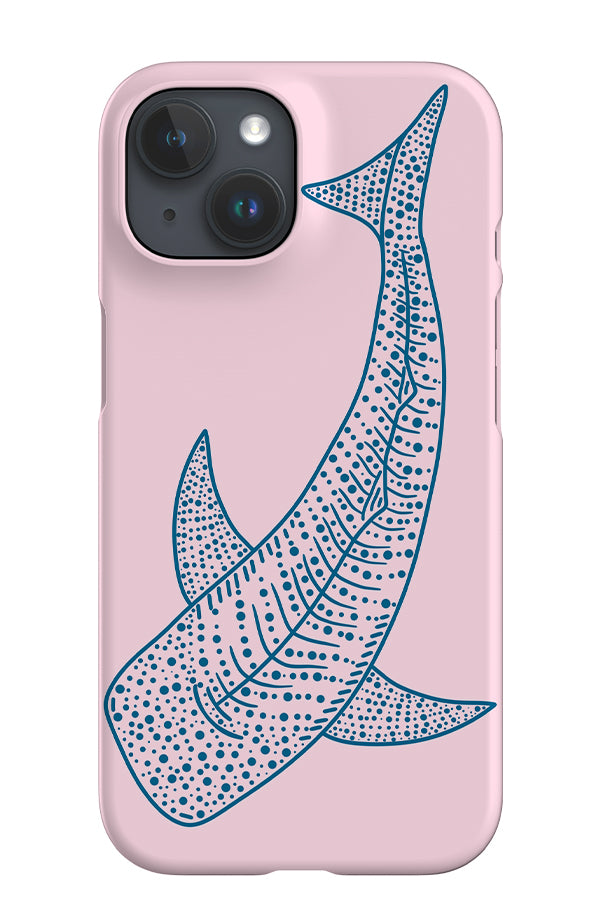 Whale Shark iPhone Phone Case (Pink & Blue) | Harper & Blake