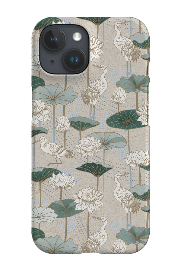 White Lotus Tranquillity by Misentangledvision Phone Case (Beige) | Harper & Blake