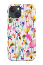 Wild Flowers Watercolour By Ninola Design Phone Case (Rainbow)