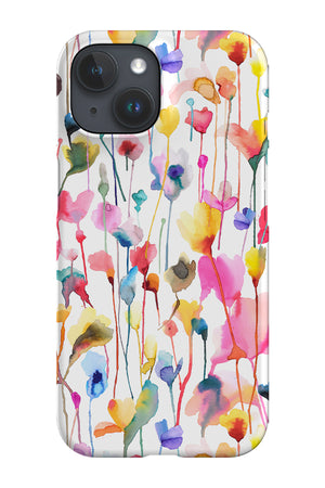Wild Flowers Watercolour By Ninola Design Phone Case (Rainbow) | Harper & Blake