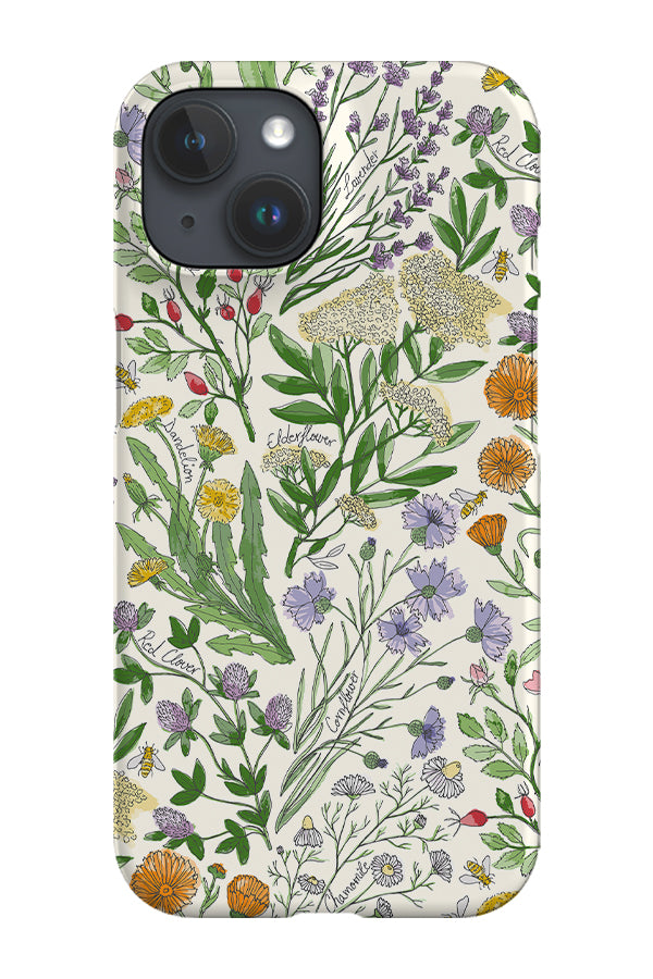 WIldflowers by Denes Anna Design Phone Case (White) | Harper & Blake