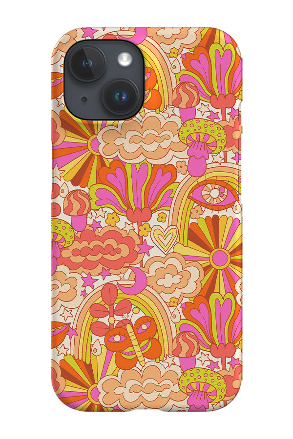 Groovy Dream By Rebecca Elfast Phone Case (Pink)