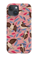 Bird Chirp Forest By Rebecca Elfast Phone Case (Pink)