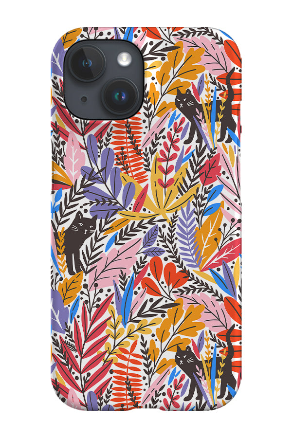 Cat By Maria Galybina Phone Case (Multicolour) | Harper & Blake