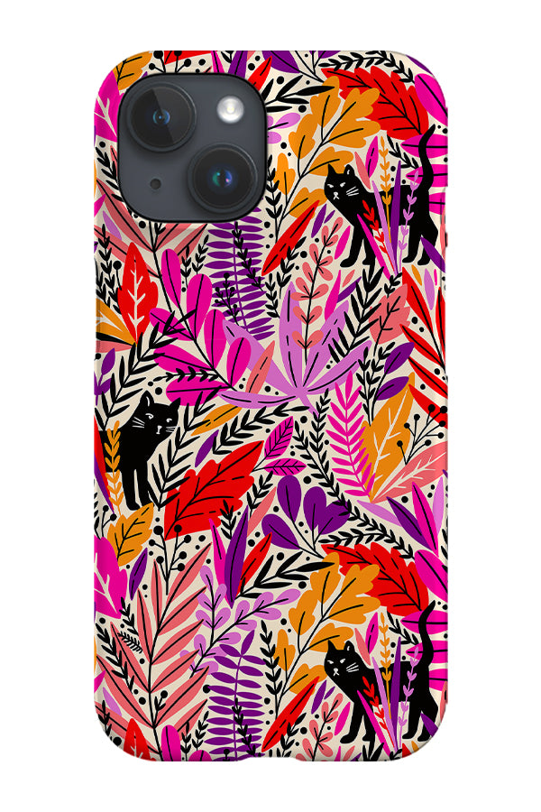 Cat By Maria Galybina Phone Case (Pinks) | Harper & Blake