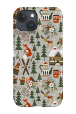 Cozy Chalet By Mirabelle Print Phone Case (Grey)