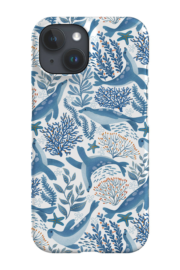 Happy Seal by Delively Dewi Phone Case (White) | Harper & Blake