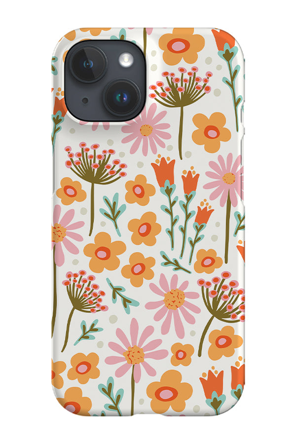 Painted Meadow by Helen Bowler Phone Case (White) | Harper & Blake