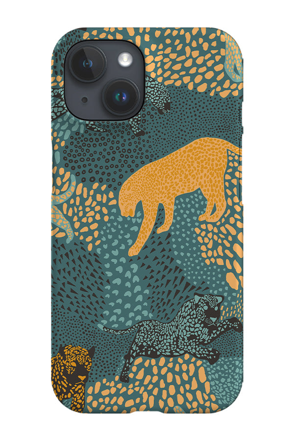 Jaguar Camouflage By Nina Leth Phone Case (Fall) | Harper & Blake