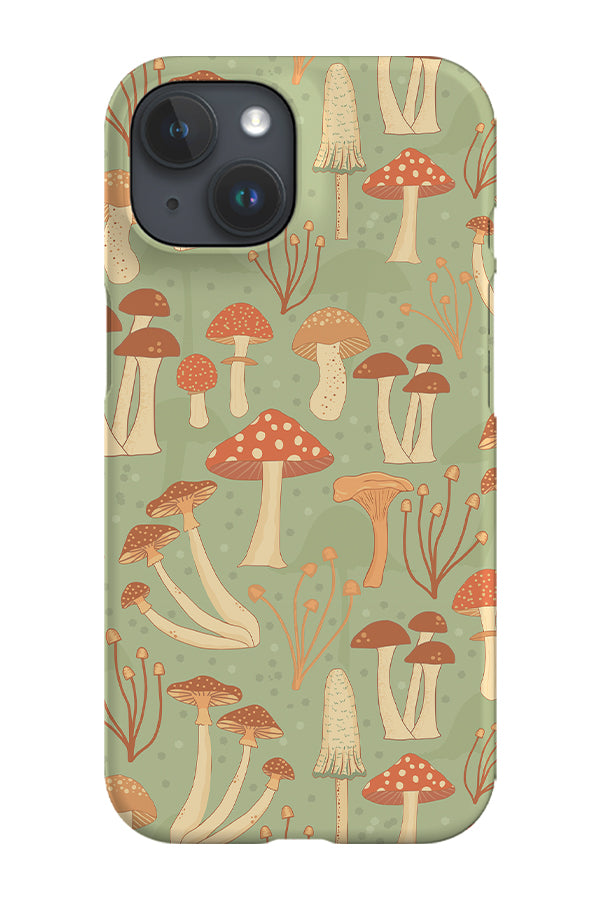 Fabulous Funghi by Elissa Rua Phone Case (Green) | Harper & Blake