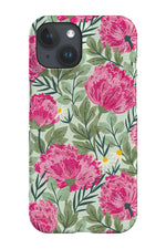 Peonies By Maria Galybina Phone Case (Green)