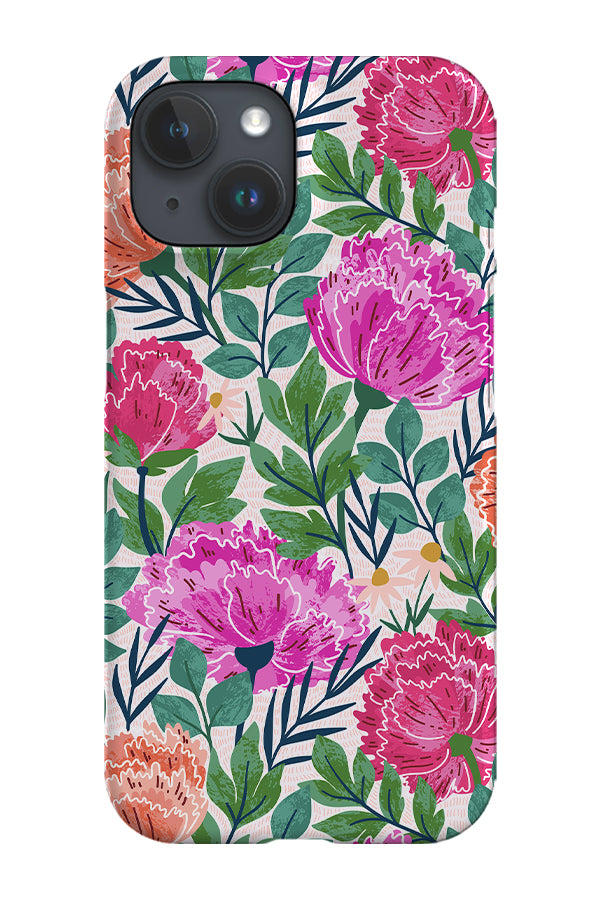 Peonies By Maria Galybina Phone Case (Colourful) | Harper & Blake