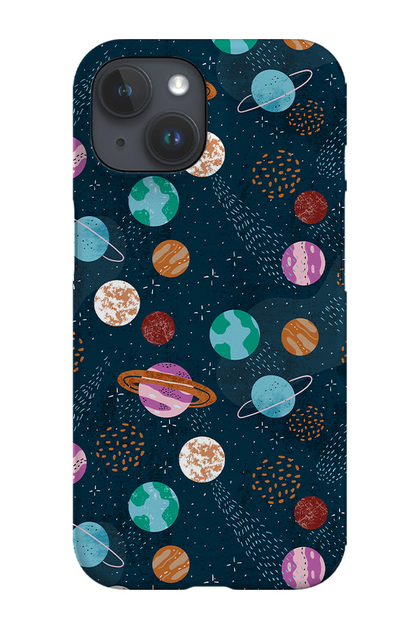 Planets By Tara Reed Phone Case (Blue) | Harper & Blake | Tech Cases