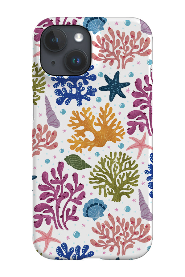 Summer Ocean Reef by Delively Dewi Phone Case (White) | Harper & Blake