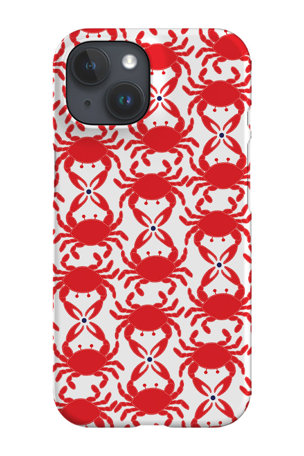 Crabs by Dawn of Designs Phone Case (Red) | Harper & Blake