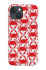 Crabs by Dawn of Designs Phone Case (Red)