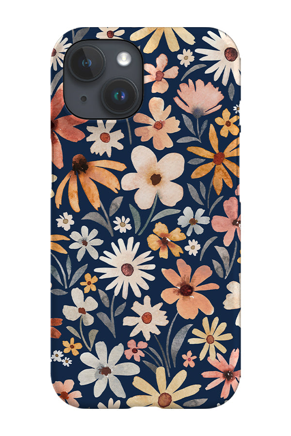 Tiny Bloom By Mirabelle Print Phone Case (Blue)