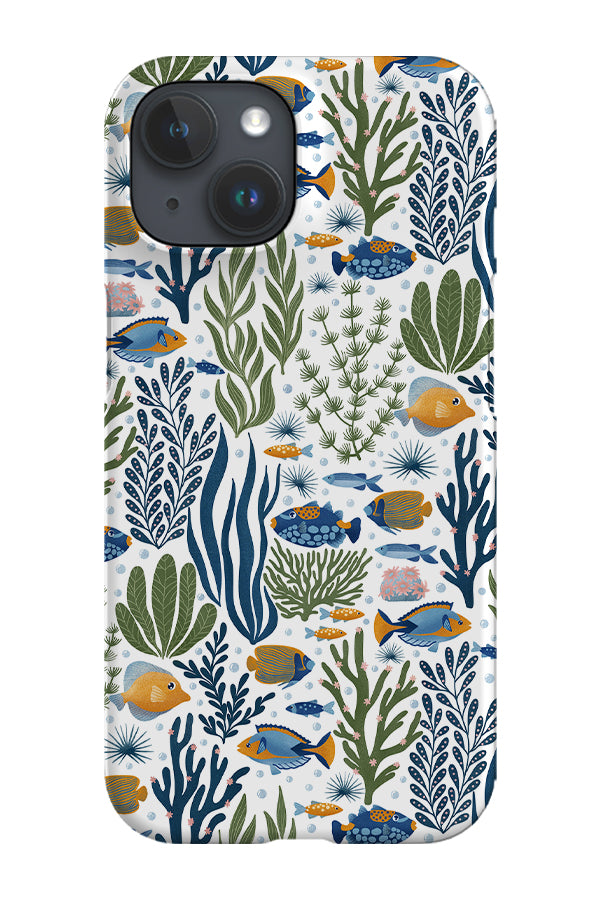 Tropical Ocean by Delively Dewi Phone Case (White) | Harper & Blake