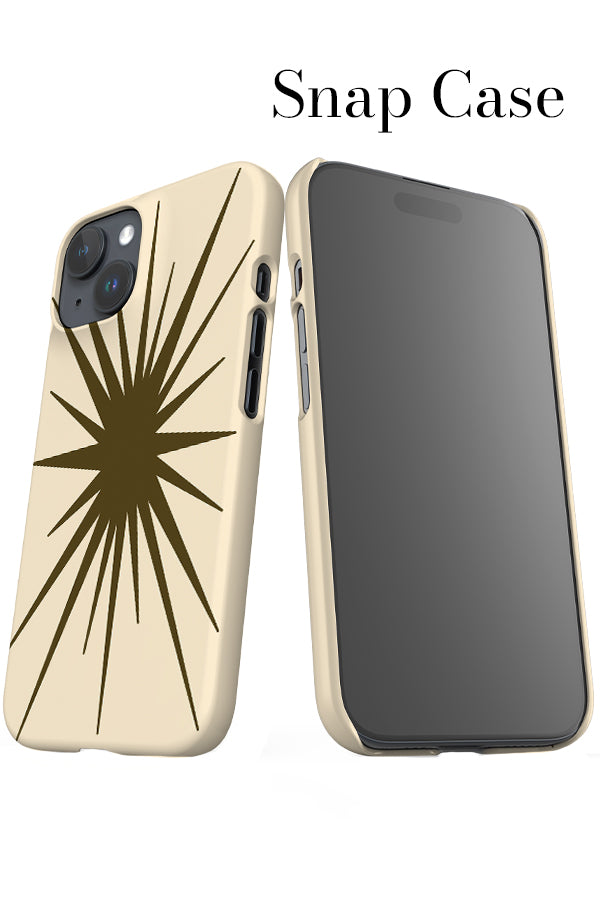Bohemian Abstract Star Snap iPhone Phone Case (Beige) | Harper & Blake