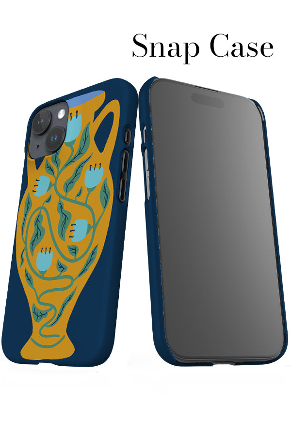 Bohemian Vase iPhone Snap Phone Case (Navy Multi) | Harper & Blake