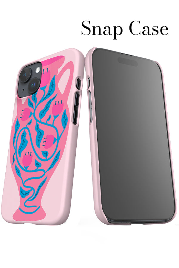 Bohemian Vase iPhone Snap Phone Case (Pink Blue) | Harper & Blake