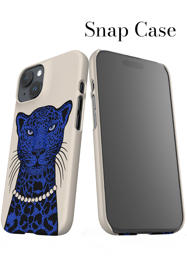 Bold Cheetah iPhone Snap Phone Case (Electric Blue) | Harper & Blake