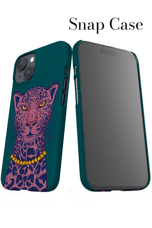 Bold Cheetah iPhone Snap Phone Case (Teal) | Harper & Blake