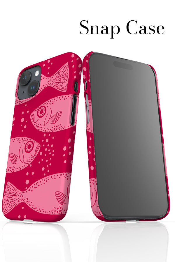 Bold Fish iPhone Phone Case (Pinks) | Harper & Blake