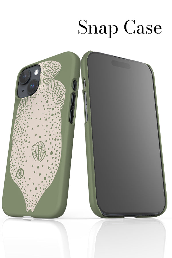 Clown Fish iPhone Phone Case (Linen Moss Green) | Harper & Blake