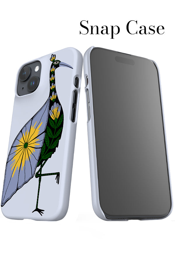 Floral Flamingo iPhone Snap Phone Case (Blue) | Harper & Blake