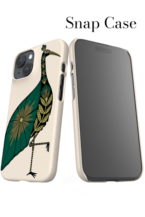 Floral Flamingo iPhone Snap Phone Case (Greens) | Harper & Blake