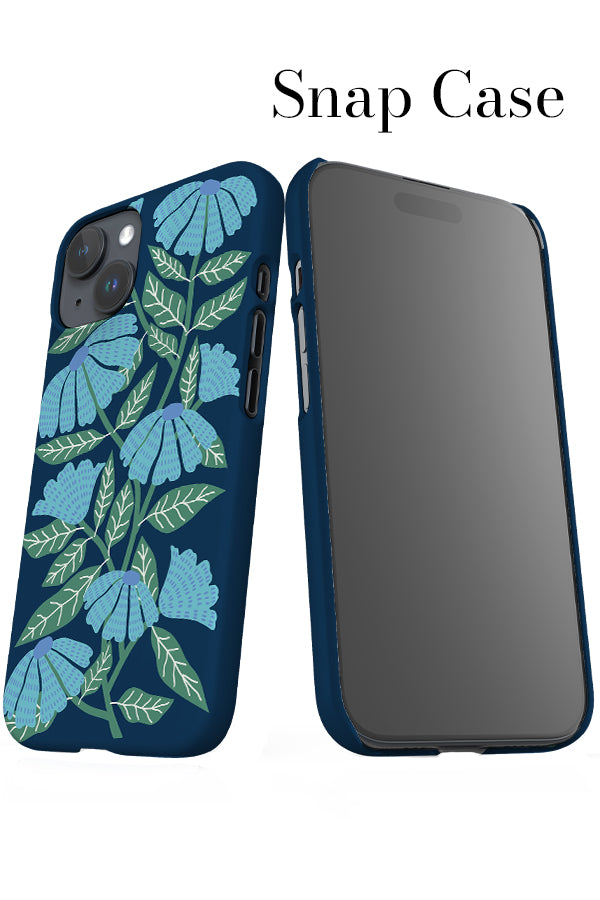 Florals iPhone Snap Phone Case (Navy) | Harper & Blake