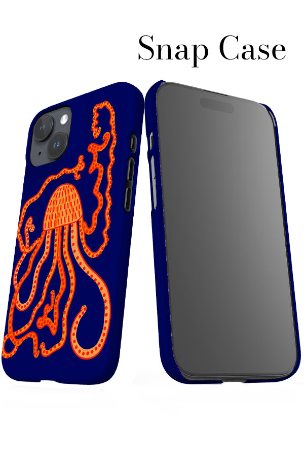 Jellyfish iPhone Snap Phone Case (Dark Blue) | Harper & Blake