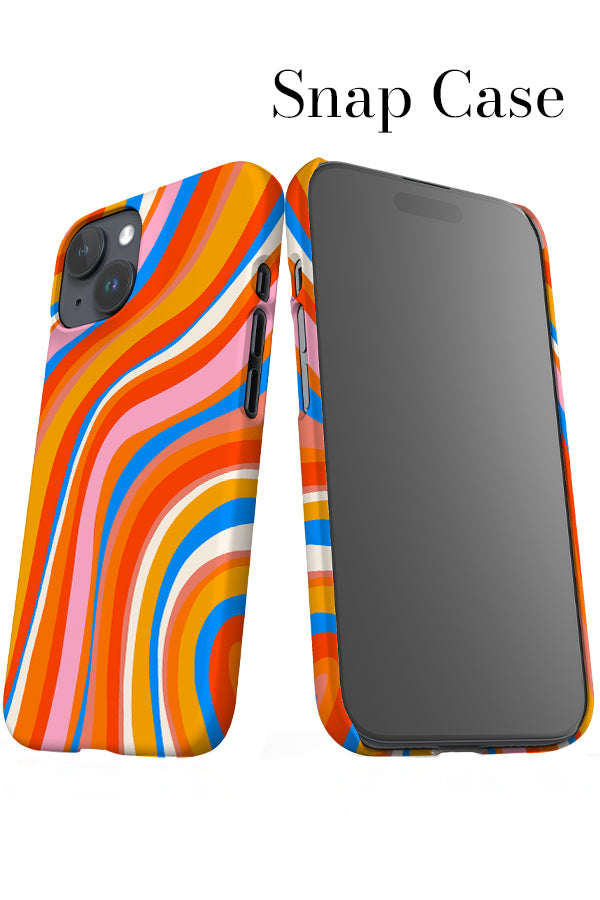 Large Wave iPhone Snap Phone Case (Bright) | Harper & Blake