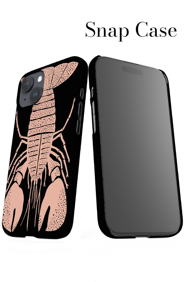 Lobster Placement iPhone Snap Phone Case (Black) | Harper & Blake