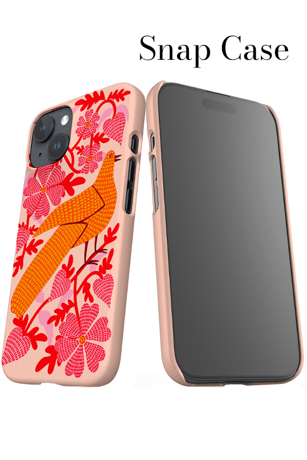 Love Dove iPhone Snap Phone Case (Peach Pink) | Harper & Blake
