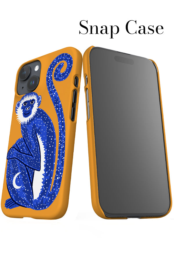 Monkey Moon iPhone Snap Phone Case (Yellow) | Harper & Blake