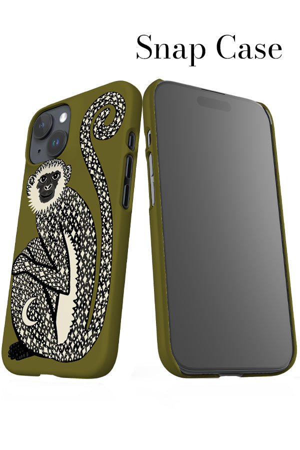 Monkey Stars iPhone Snap Phone Case (Green) | Harper & Blake