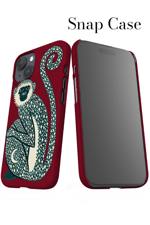 Monkey Stars iPhone Snap Phone Case (Red) | Harper & Blake