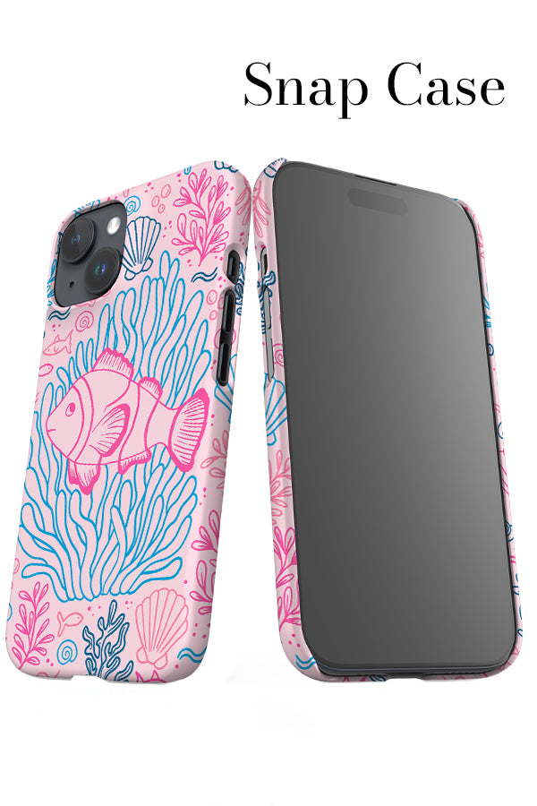 Clownfish iPhone Snap Phone Case (Pink Blue) | Harper & Blake
