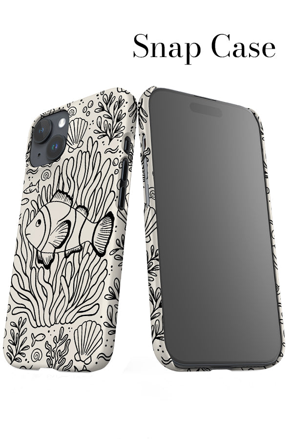 Clownfish iPhone Snap Phone Case (White) | Harper & Blake