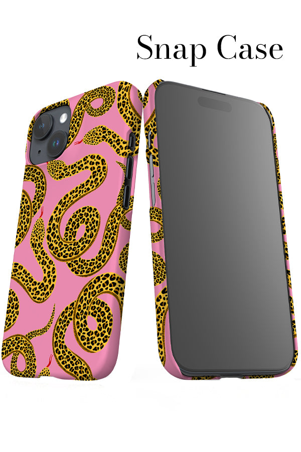Snake Scatter iPhone Snap Phone Case (Pink) | Harper & Blake