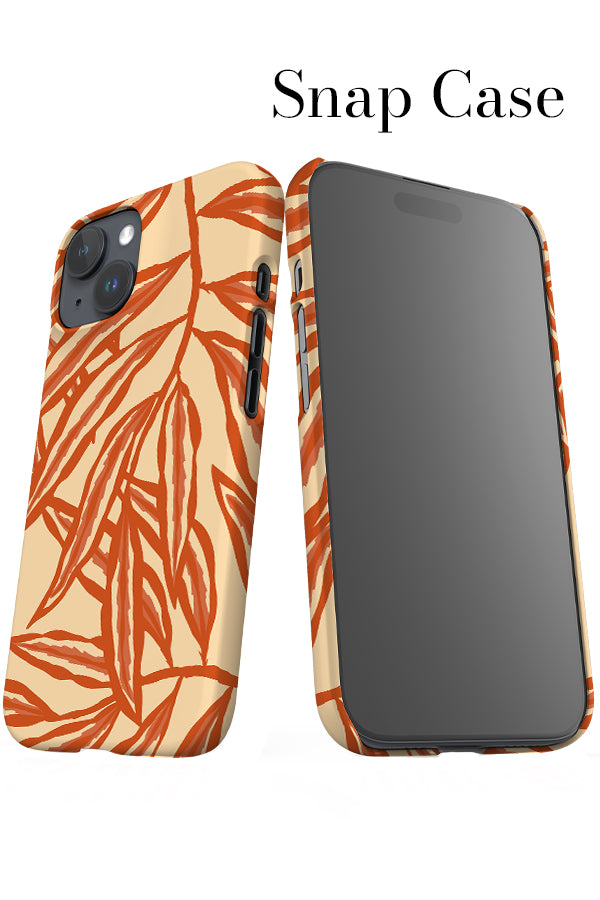 The Willow Tree iPhone Snap Phone Case (Burnt Orange Beige) | Harper & Blake
