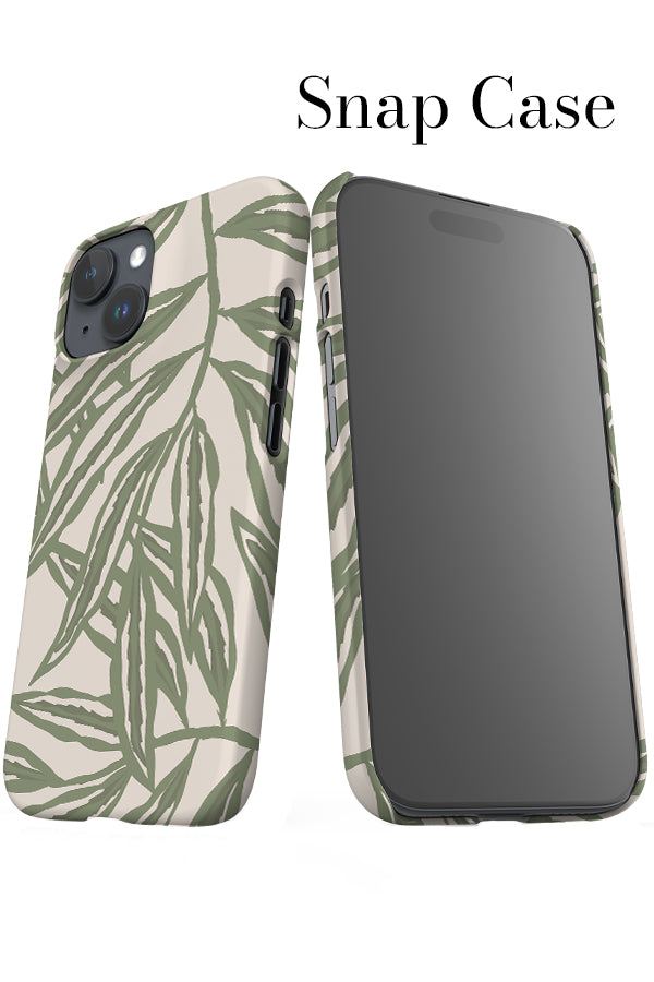 The Willow Tree iPhone Snap Phone Case (Linen Moss Green) | Harper & Blake