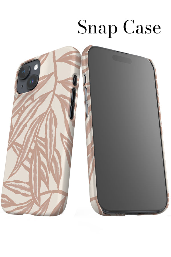The Willow Tree iPhone Snap Phone Case (Pale Terracotta Birch) | Harper & Blake