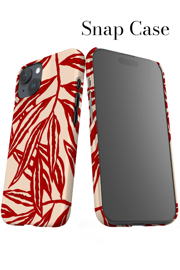 The Willow Tree iPhone Snap Phone Case (Red) | Harper & Blake